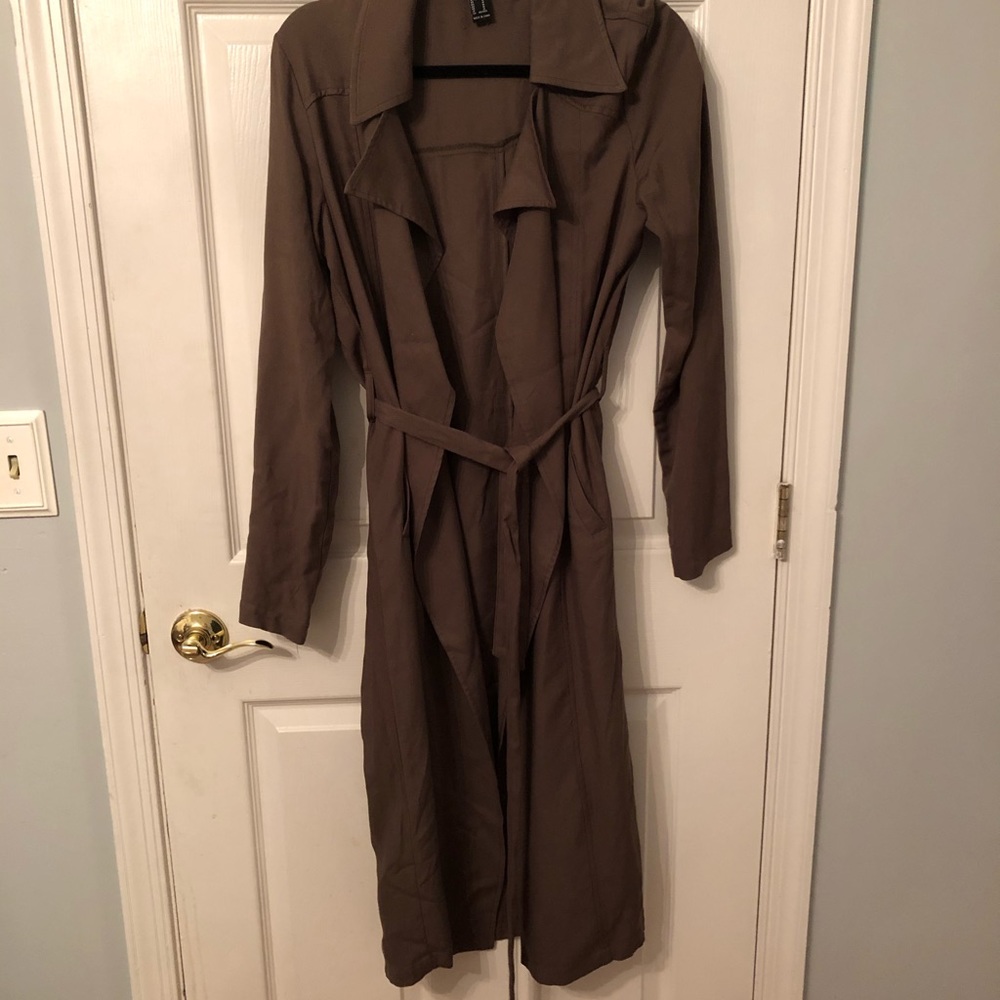 Forever 21 long fabric coat